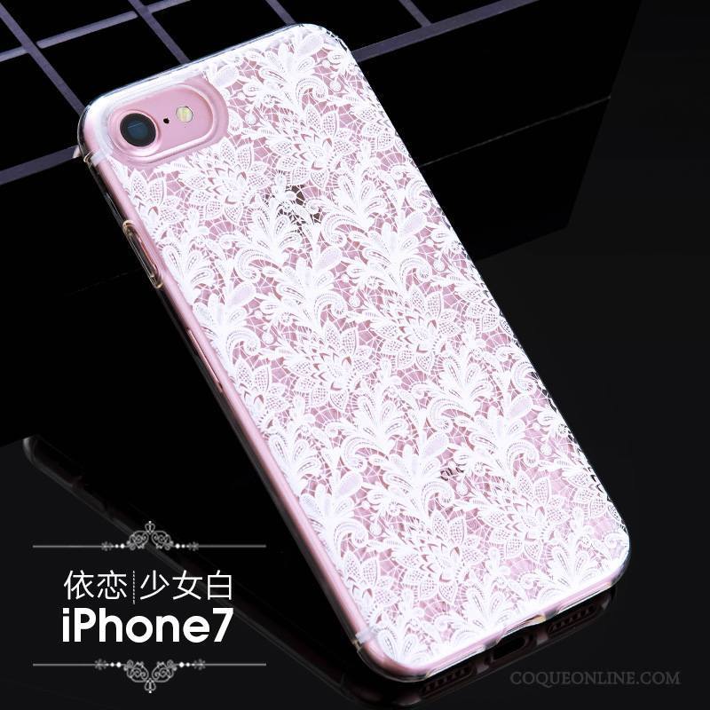 iPhone 7 Nouveau Dentelle Fluide Doux Coque De Téléphone Marque De Tendance Étui