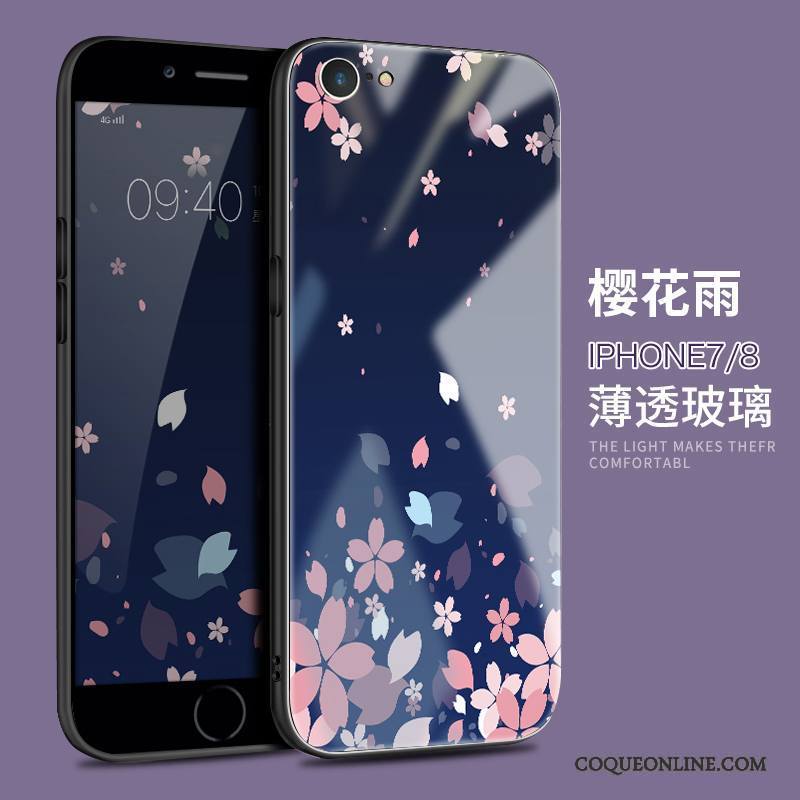 iPhone 7 Personnalité Incassable Rose Très Mince Silicone Coque De Téléphone Tout Compris