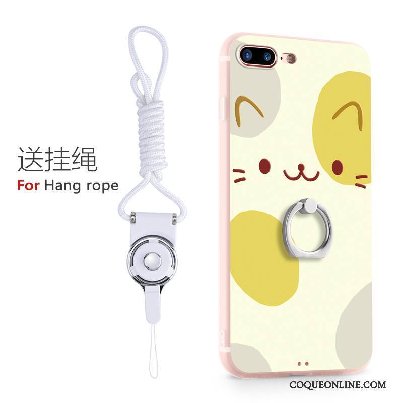 iPhone 7 Plus Bleu Coque De Téléphone Difficile Marque De Tendance Dessin Animé Étui Ornements Suspendus