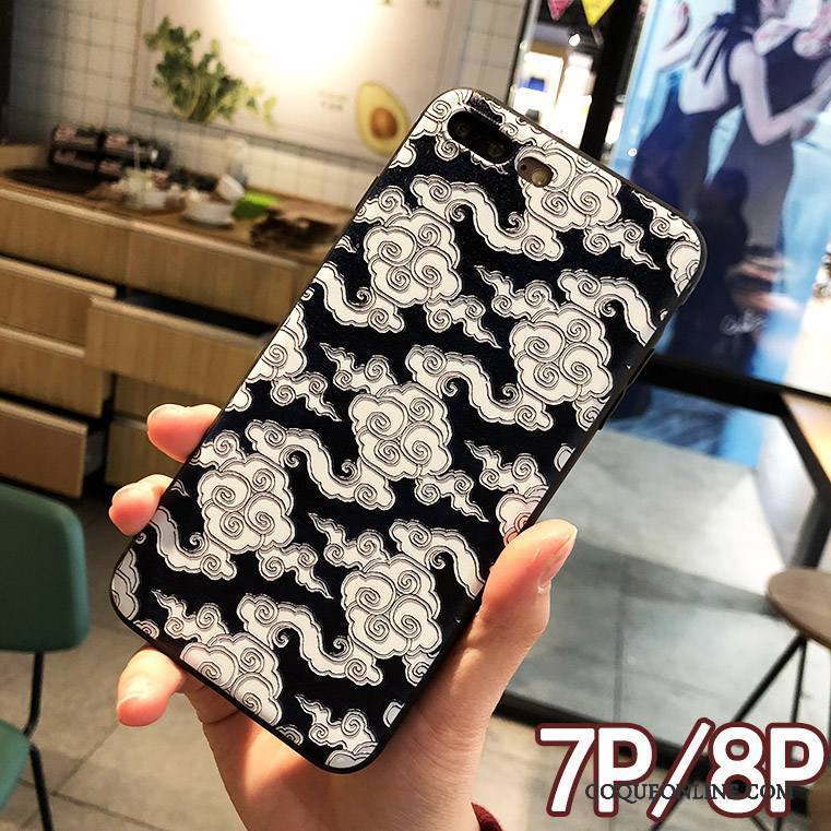 iPhone 7 Plus Bordure Créatif Protection Incassable Nouveau Coque De Téléphone Dragon