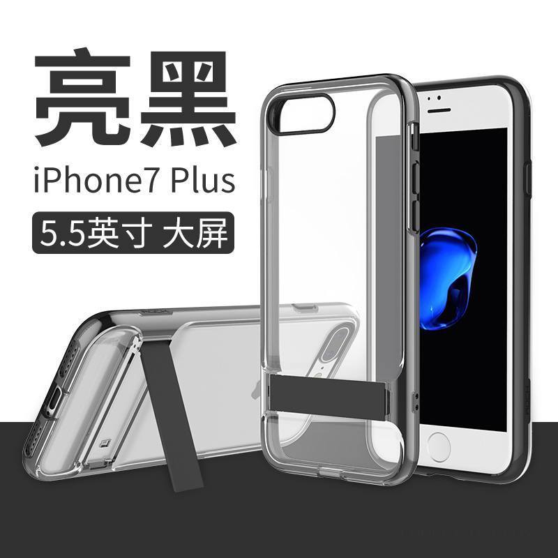 iPhone 7 Plus Coque Créatif Difficile Transparent Support Silicone De Téléphone