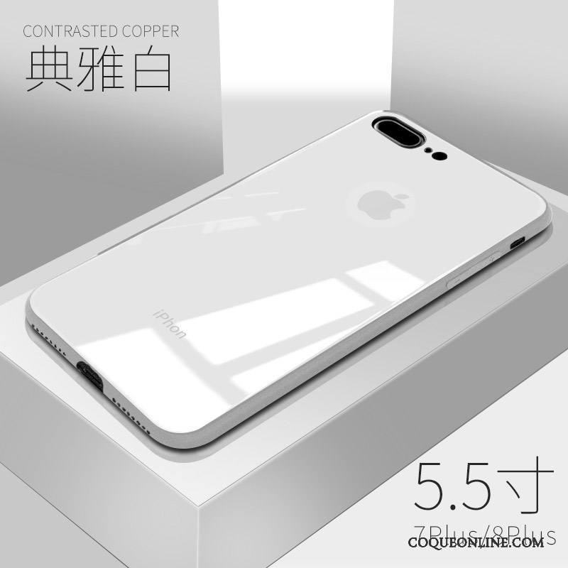 iPhone 7 Plus Coque De Téléphone Tendance Étui Tout Compris Silicone Noir Incassable