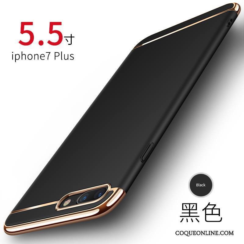 iPhone 7 Plus Coque De Téléphone Étui Protection Délavé En Daim Rouge Incassable