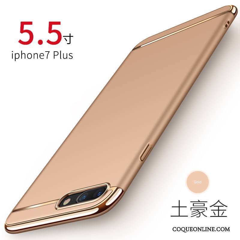 iPhone 7 Plus Coque De Téléphone Étui Protection Délavé En Daim Rouge Incassable