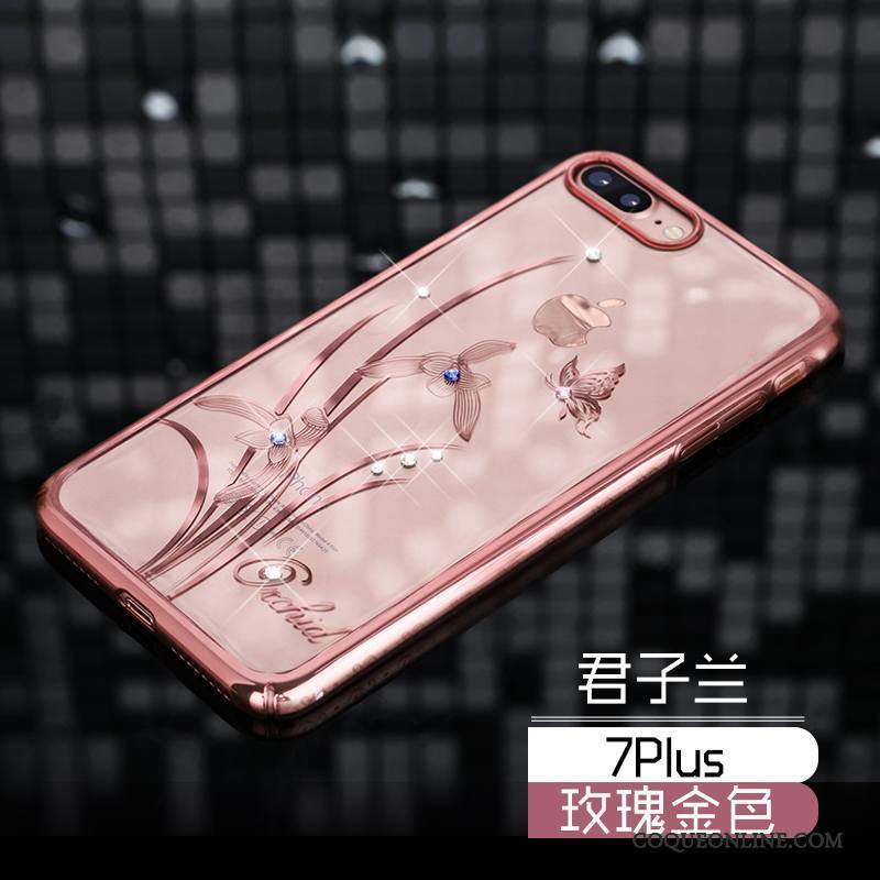 iPhone 7 Plus Coque Luxe Étui Nouveau Difficile Strass Incassable