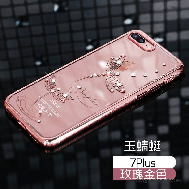 iPhone 7 Plus Coque Luxe Étui Nouveau Difficile Strass Incassable