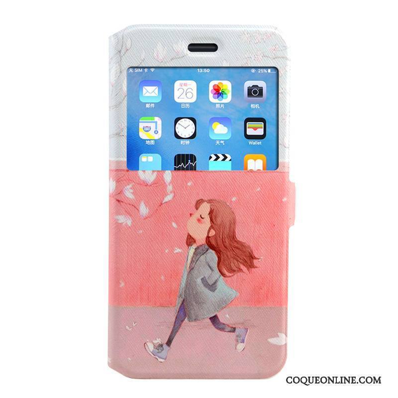 iPhone 7 Plus Coque Peinture Étui Silicone Bleu Protection Housse Dessin Animé