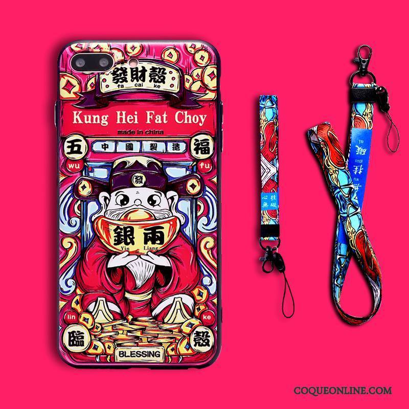 iPhone 7 Plus Coque Style Chinois Amoureux Multicolore Nouveau Marque De Tendance Personnalité Richesse