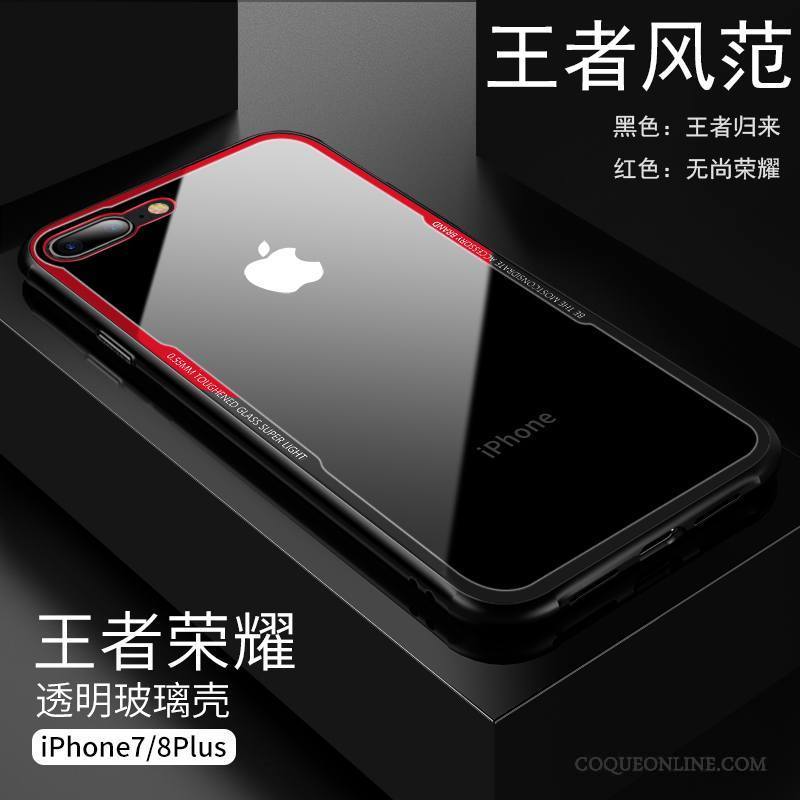 iPhone 7 Plus Coque Tendance Protection Étui Noir Très Mince Nouveau Transparent