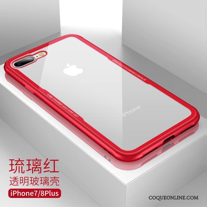 iPhone 7 Plus Coque Tendance Protection Étui Noir Très Mince Nouveau Transparent