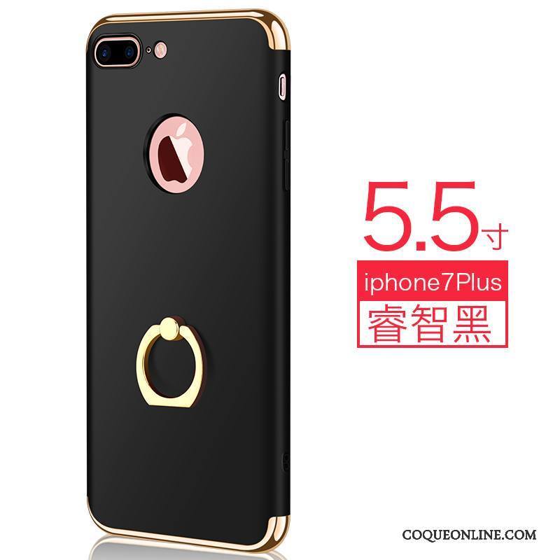 iPhone 7 Plus Coque Tout Compris Marque De Tendance Très Mince Rouge Pu Incassable Ornements Suspendus