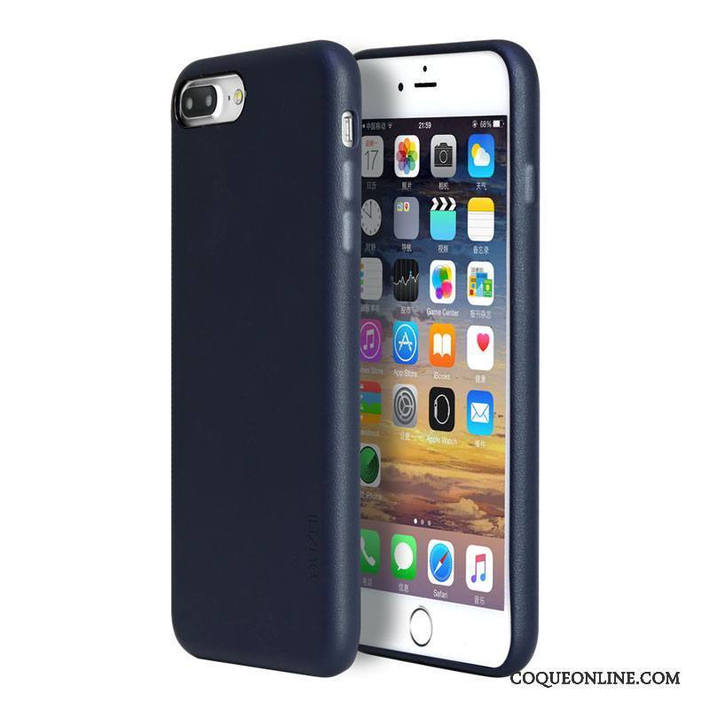 iPhone 7 Plus Coque Étui Amoureux Rouge Incassable Étui En Cuir Tout Compris Téléphone Portable