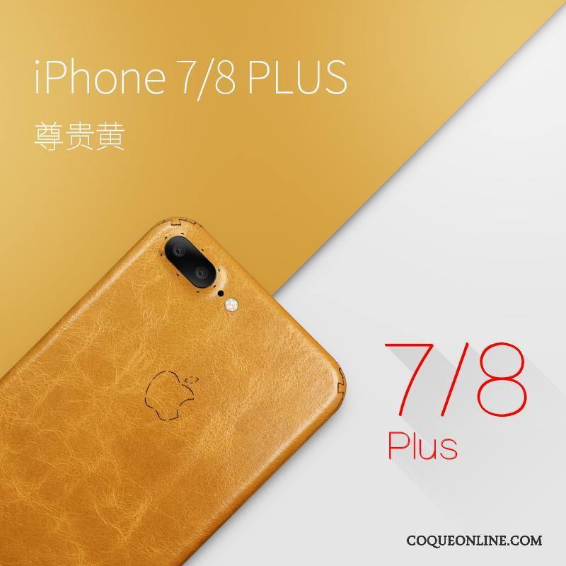 iPhone 7 Plus Cuir Véritable Étui Coque De Téléphone Très Mince Luxe Créatif