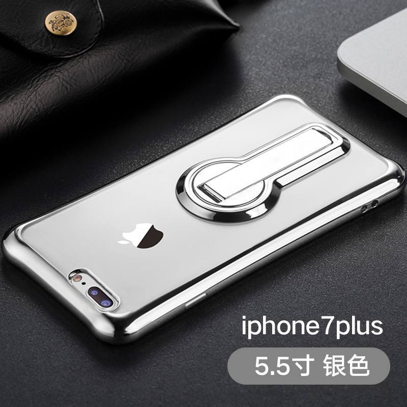 iPhone 7 Plus Foncé Tendance Légère Support Délavé En Daim Protection Coque De Téléphone