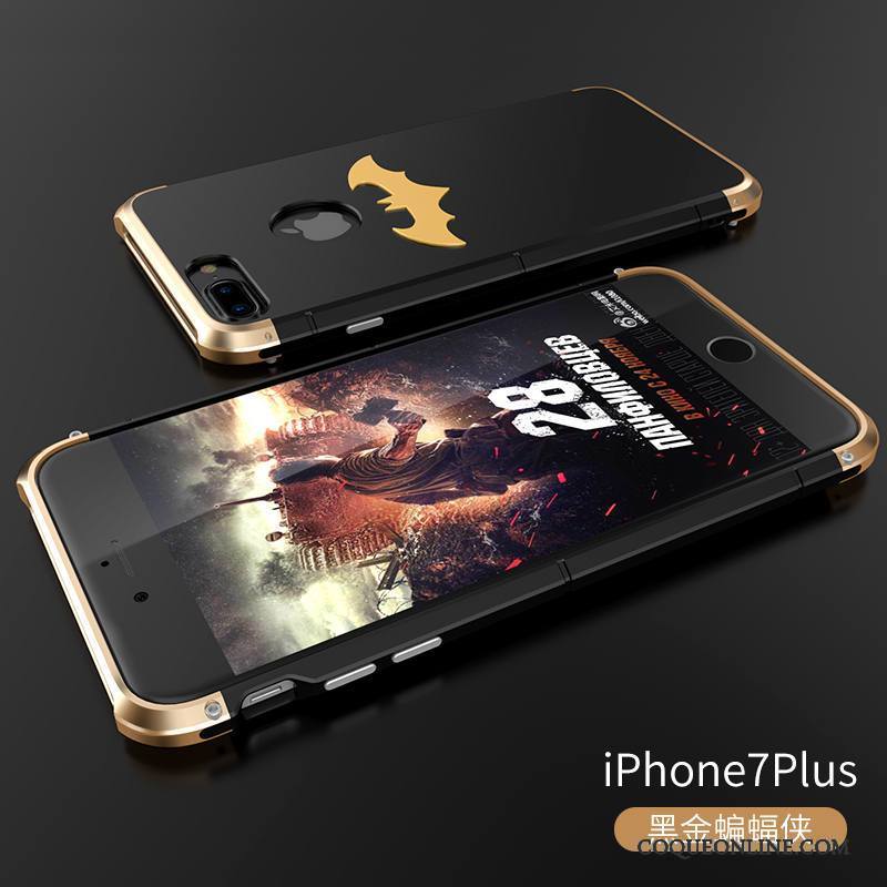 iPhone 7 Plus Métal Étui Protection Coque De Téléphone Nouveau Bleu Incassable