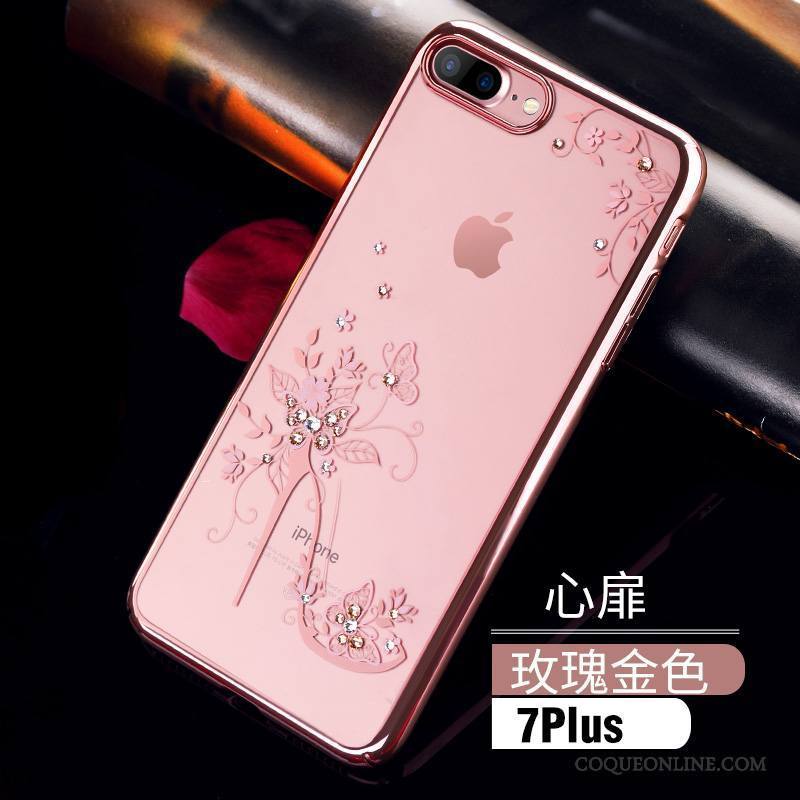 iPhone 7 Plus Or Nouveau Or Rose Élégant Luxe Coque De Téléphone Tendance