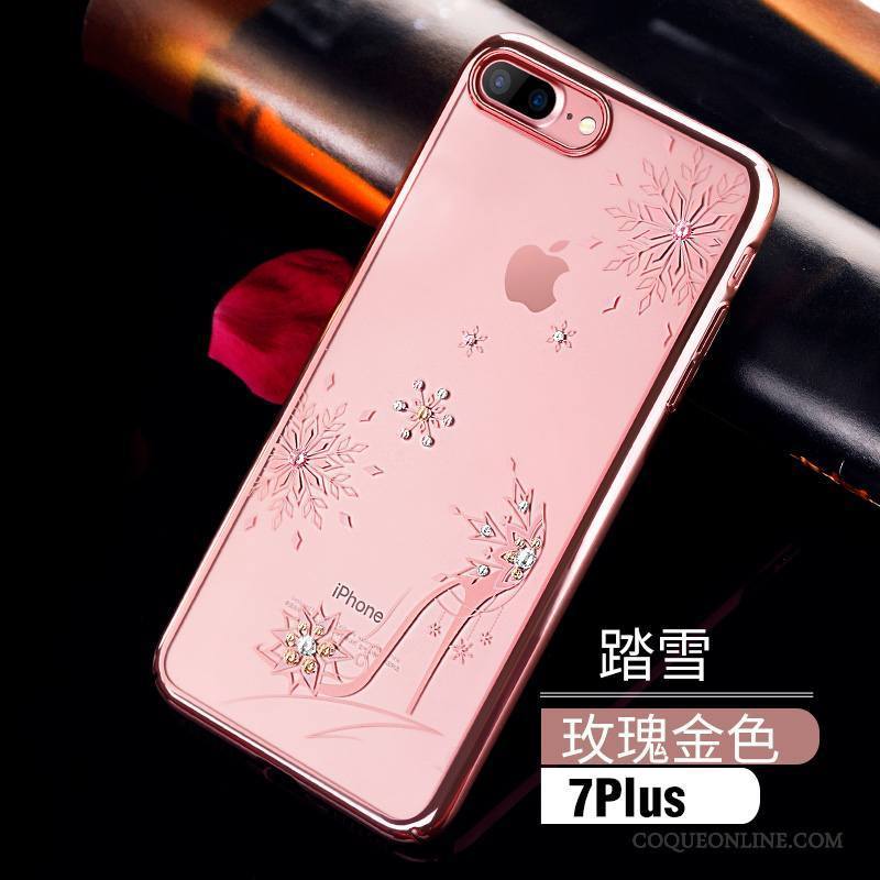 iPhone 7 Plus Or Nouveau Or Rose Élégant Luxe Coque De Téléphone Tendance