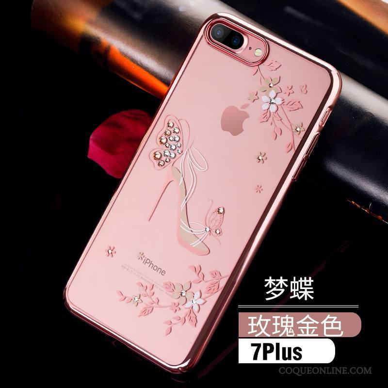 iPhone 7 Plus Or Nouveau Or Rose Élégant Luxe Coque De Téléphone Tendance