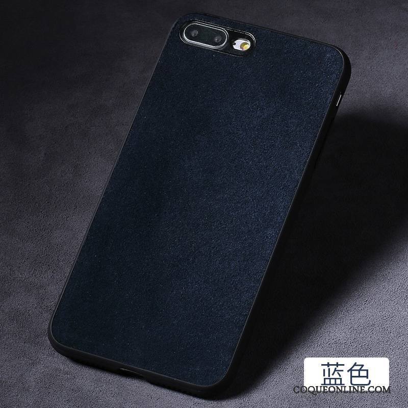 iPhone 7 Plus Personnalité Coque De Téléphone Vin Rouge Tout Compris Créatif Incassable Daim Fourrure