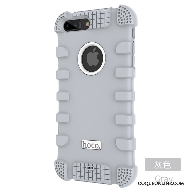 iPhone 7 Plus Personnalité Silicone Gaufrage Créatif Blanc Fluide Doux Coque De Téléphone