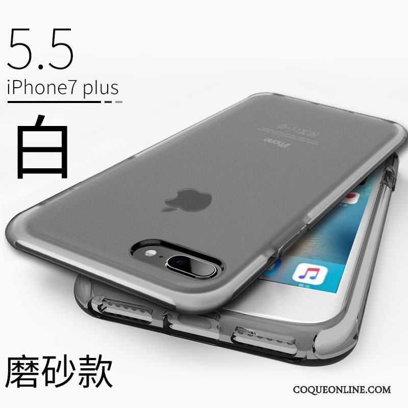 iPhone 7 Plus Personnalité Tout Compris Vert Transparent Étui Coque De Téléphone Incassable