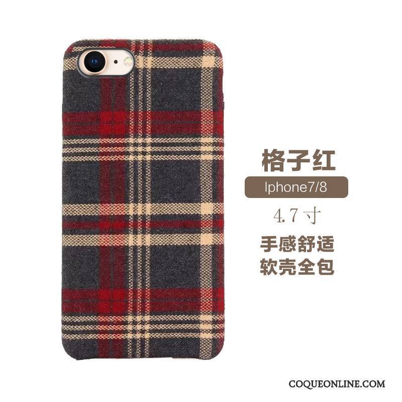 iPhone 7 Plus Style Chinois Incassable Fluide Doux Nouveau Tout Compris Rouge Coque De Téléphone