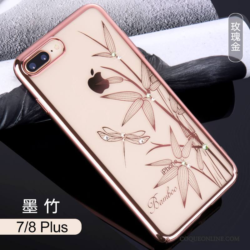 iPhone 7 Plus Étui Luxe Coque De Téléphone Tendance Or Élégant Nouveau