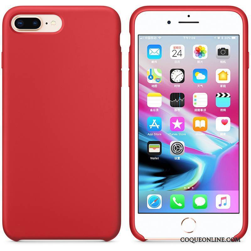 iPhone 7 Plus Étui Silicone Nouveau Marque De Tendance Tout Compris Fluide Doux Coque De Téléphone