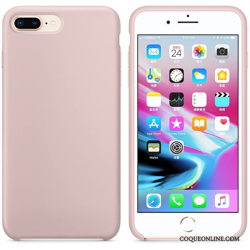 iPhone 7 Plus Étui Silicone Nouveau Marque De Tendance Tout Compris Fluide Doux Coque De Téléphone