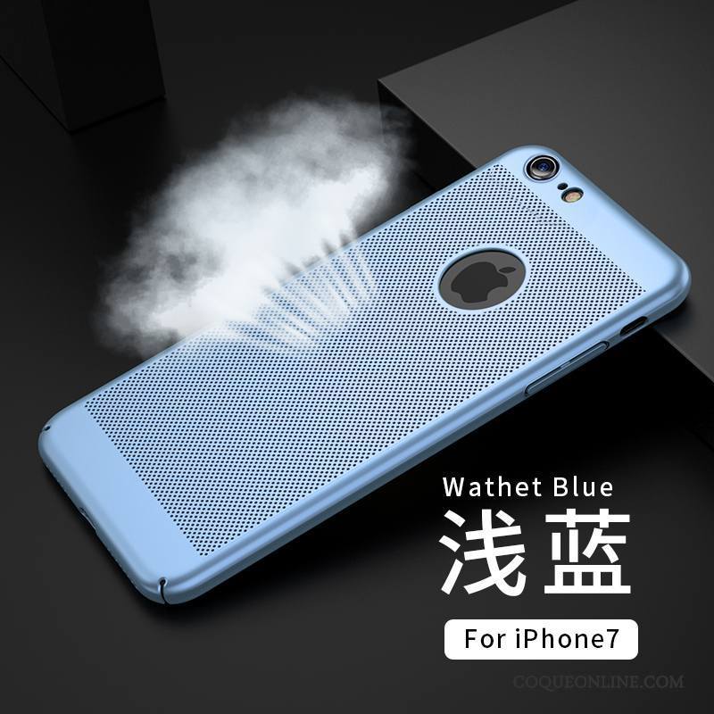 iPhone 7 Refroidissement Bleu Coque De Téléphone Délavé En Daim Pu Nouveau Tendance