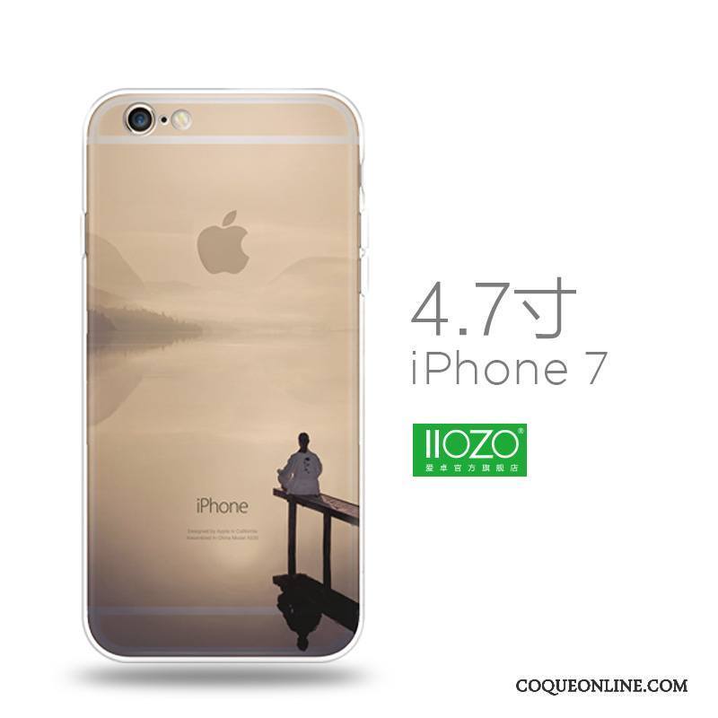 iPhone 7 Silicone Style Chinois Coque De Téléphone Étui Tendance Tout Compris Créatif