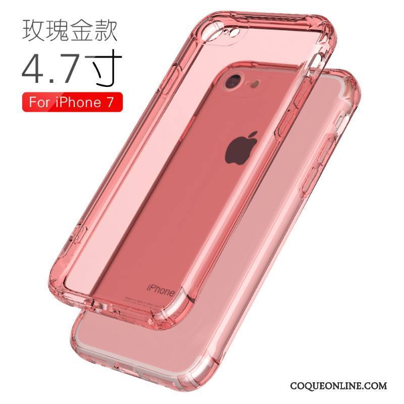 iPhone 7 Tout Compris Transparent Silicone Ballon Étui Fluide Doux Coque De Téléphone