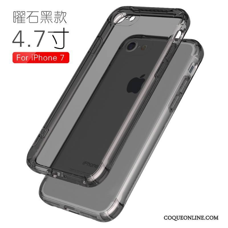 iPhone 7 Tout Compris Transparent Silicone Ballon Étui Fluide Doux Coque De Téléphone