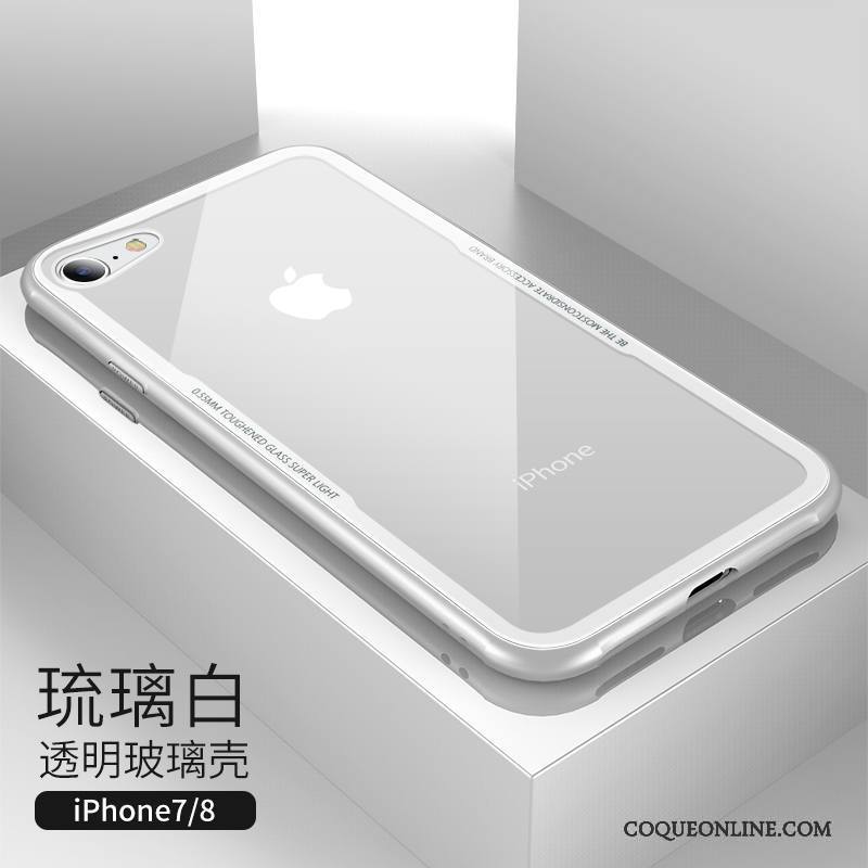 iPhone 7 Transparent Protection Incassable Étui Coque De Téléphone Blanc Tendance