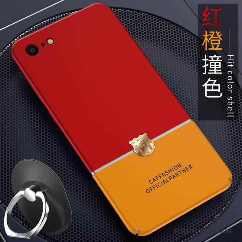 iPhone 8 Créatif Tout Compris Protection Tendance Coque De Téléphone Rouge Étui