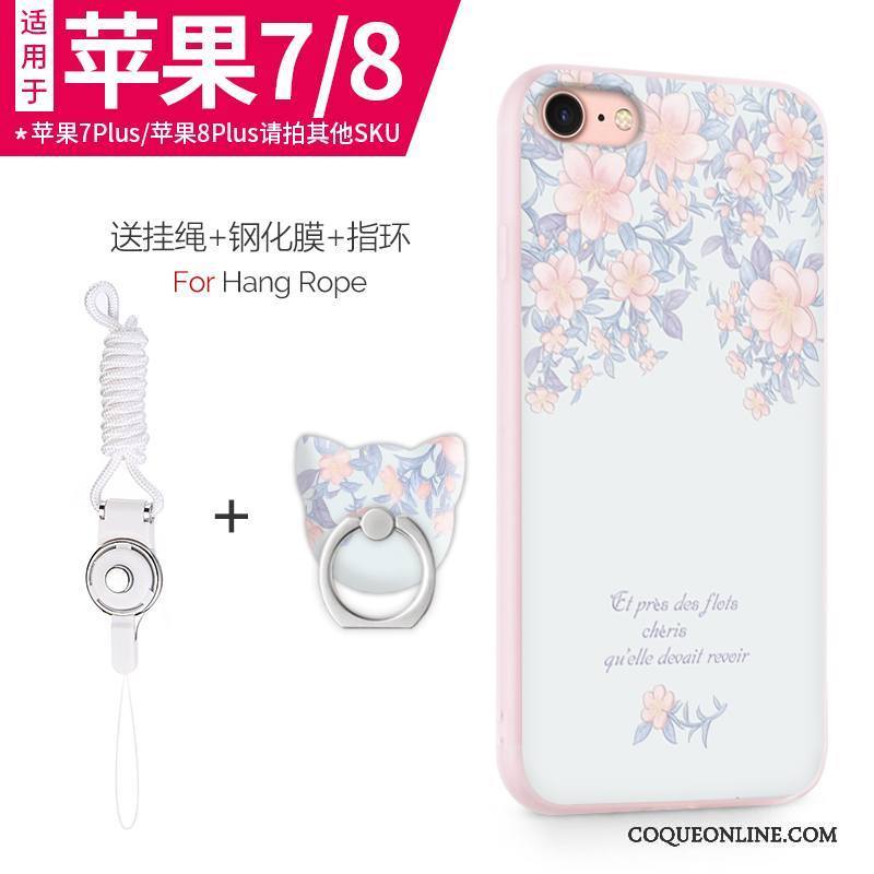 iPhone 8 Incassable Légère Fluide Doux Tout Compris Étui Protection Coque De Téléphone