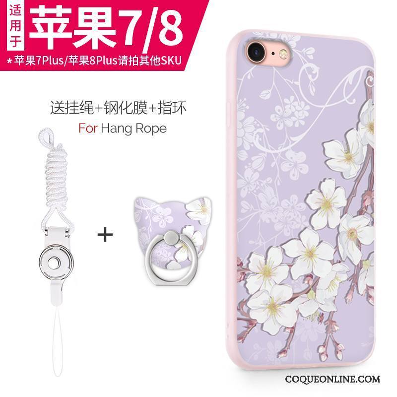 iPhone 8 Incassable Légère Fluide Doux Tout Compris Étui Protection Coque De Téléphone