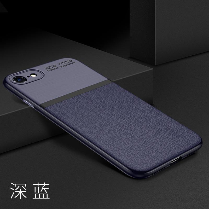 iPhone 8 Modèle Bleu Coque De Téléphone Luxe Tout Compris Créatif Incassable