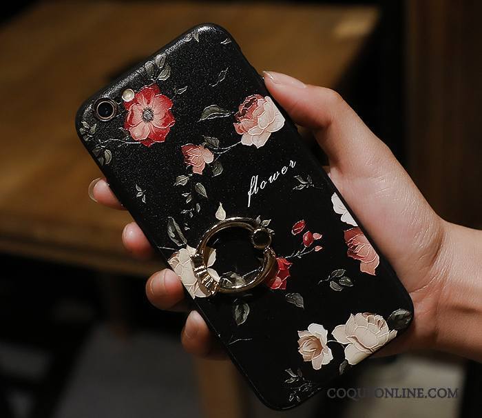 iPhone 8 Ornements Suspendus Difficile Coque De Téléphone Étui Noir Tout Compris Incassable