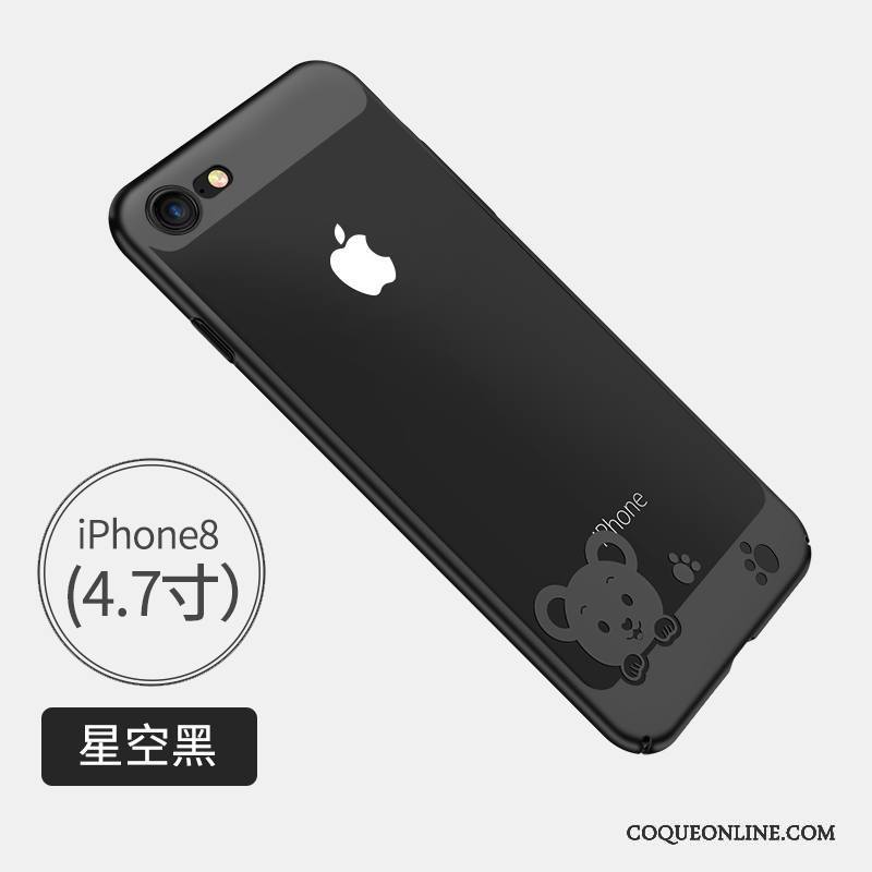 iPhone 8 Personnalité Créatif Coque De Téléphone Or Incassable Très Mince Fluide Doux