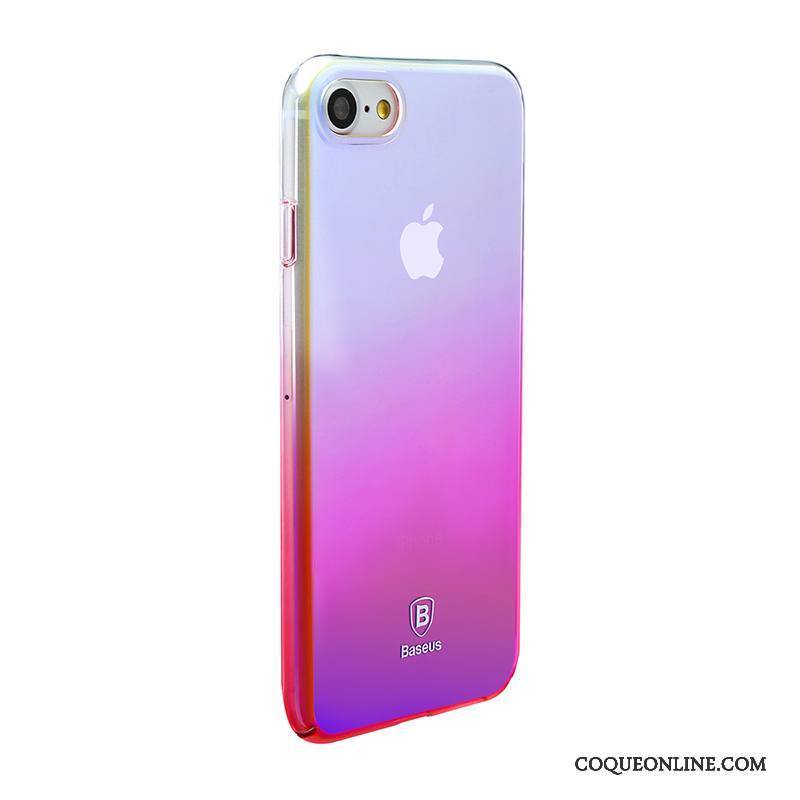 iPhone 8 Placage Coque De Téléphone Dégradé Protection Violet