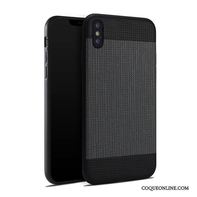 iPhone 8 Plus Coque Incassable Étui Tout Compris Noir Tendance Silicone Protection
