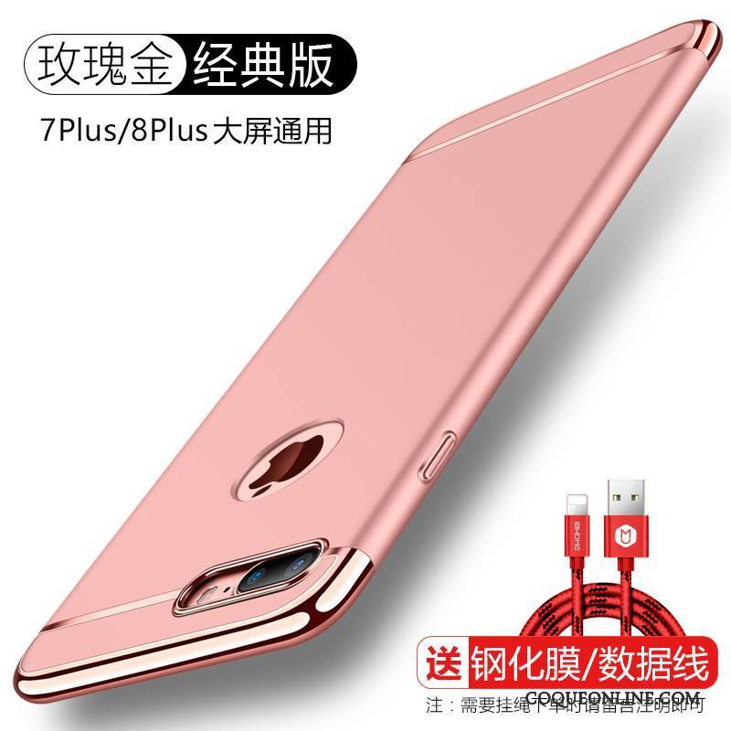 iPhone 8 Plus Incassable Support Tendance Coque De Téléphone Difficile Étui Anneau