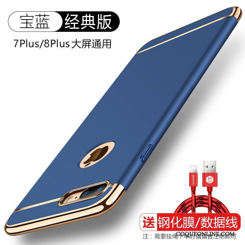 iPhone 8 Plus Incassable Support Tendance Coque De Téléphone Difficile Étui Anneau