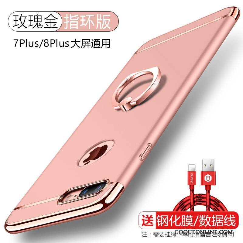 iPhone 8 Plus Incassable Support Tendance Coque De Téléphone Difficile Étui Anneau