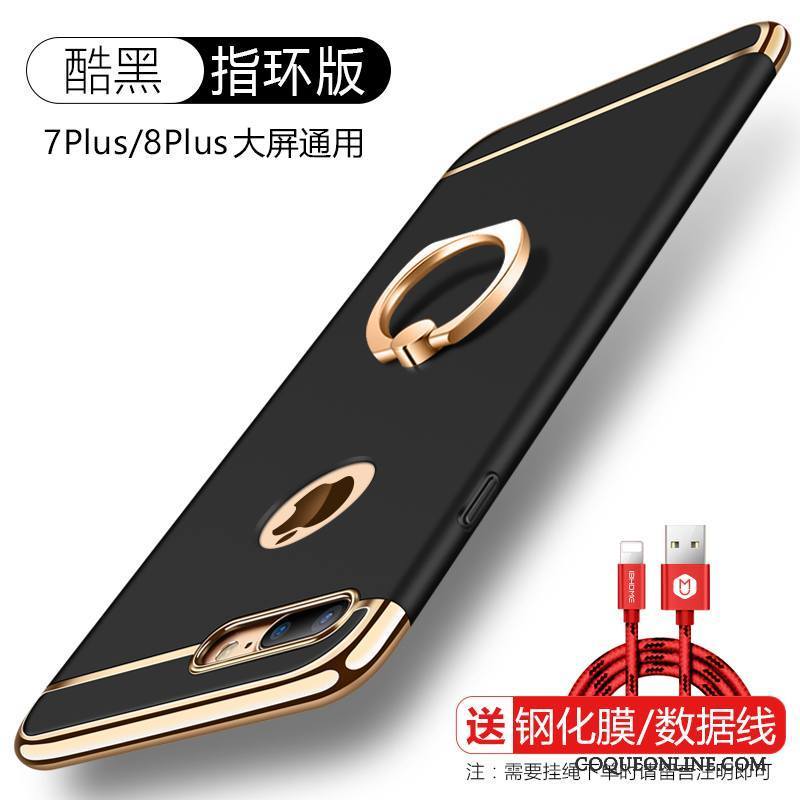 iPhone 8 Plus Incassable Support Tendance Coque De Téléphone Difficile Étui Anneau