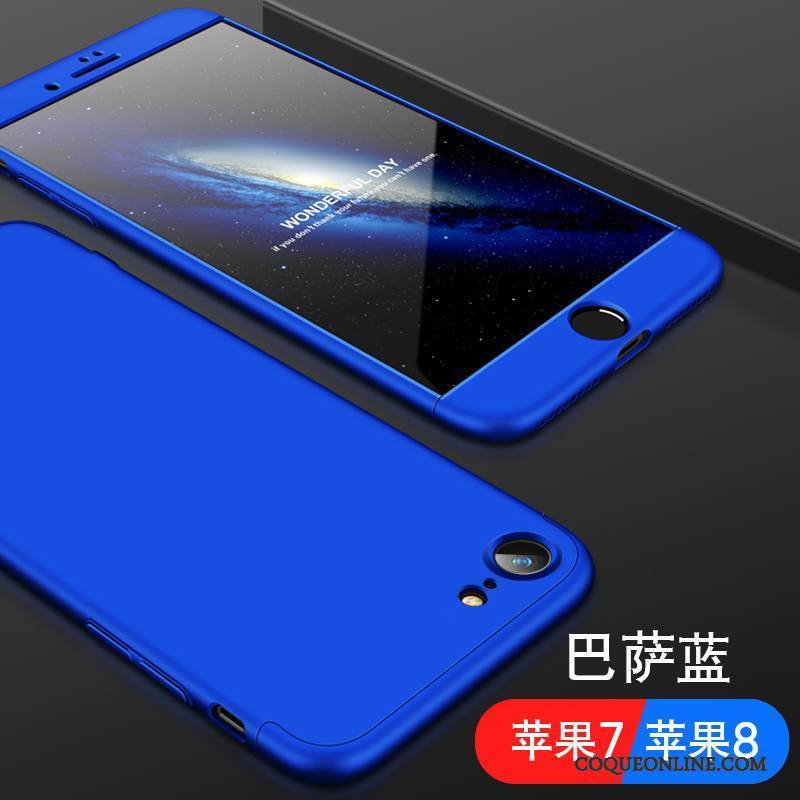 iPhone 8 Plus Incassable Étui Tout Compris Coque De Téléphone Bleu Protection