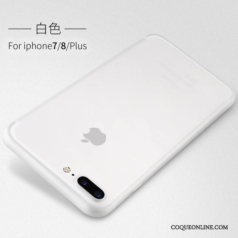 iPhone 8 Plus Nouveau Délavé En Daim Tout Compris Coque Difficile Tendance Étui