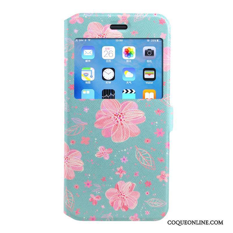 iPhone 8 Plus Étui Coque De Téléphone Dessin Animé Housse Incassable Rose Silicone