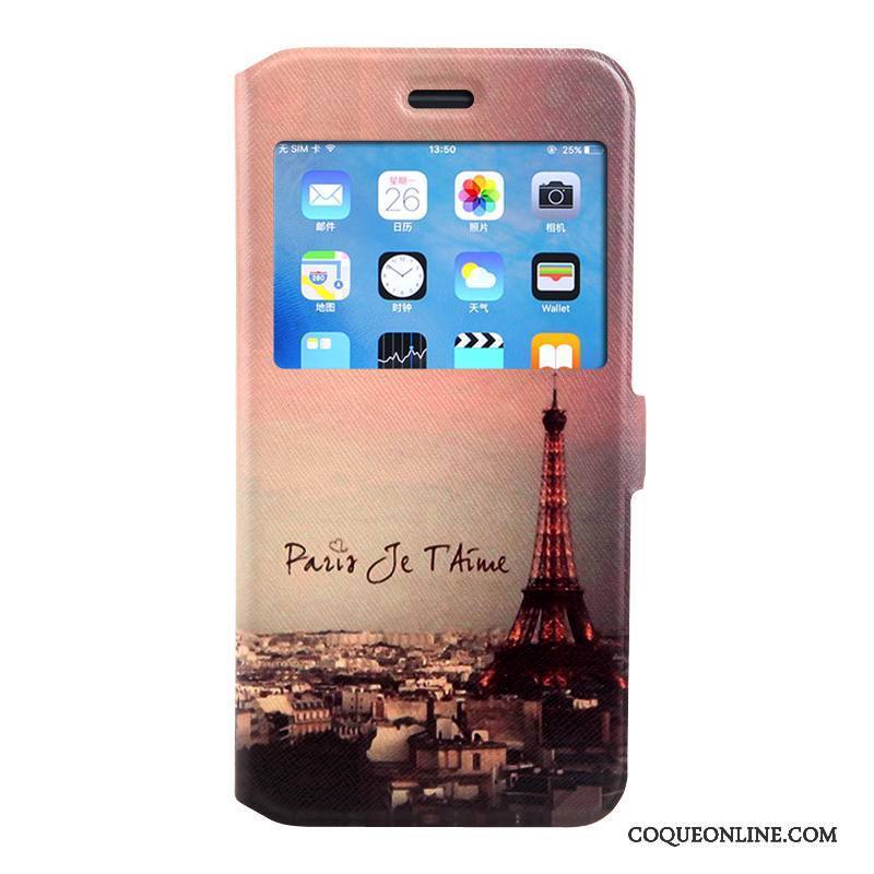 iPhone 8 Plus Étui Coque De Téléphone Dessin Animé Housse Incassable Rose Silicone